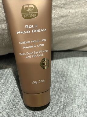 Kedma Gold Hand Cream - Metallic Brown Tube